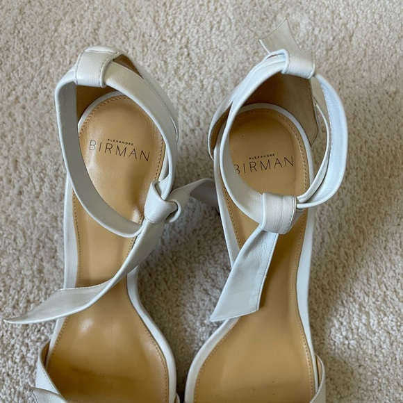 Alexandre Birman Clarita Block 90 White Sandal - Worn Once!! - Picture 5 of 7